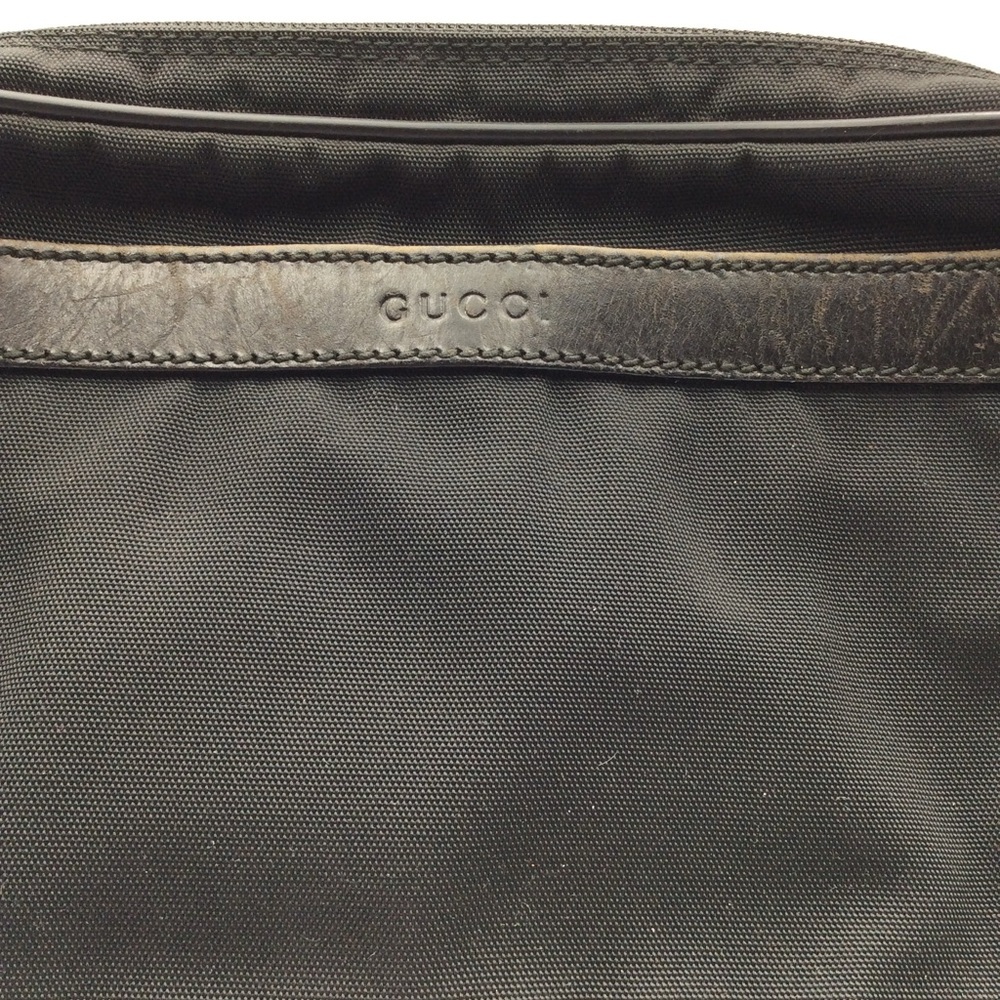 Gucci Black travel/toiletry case canvas with leather trim - Picture 5 of 9